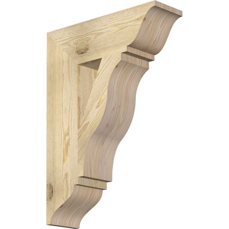 Ekena Millwork Funston Traditional Rough Sawn Bracket, Douglas Fir, 6"W x 20"D x 28"H BKT06X20X28FST01RDF